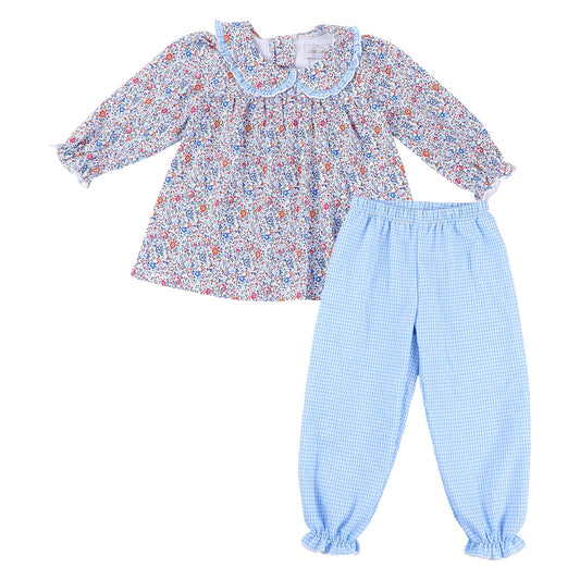 Girls Floral Pants set