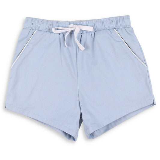 Powder Blue Twill Shrimp Shorts