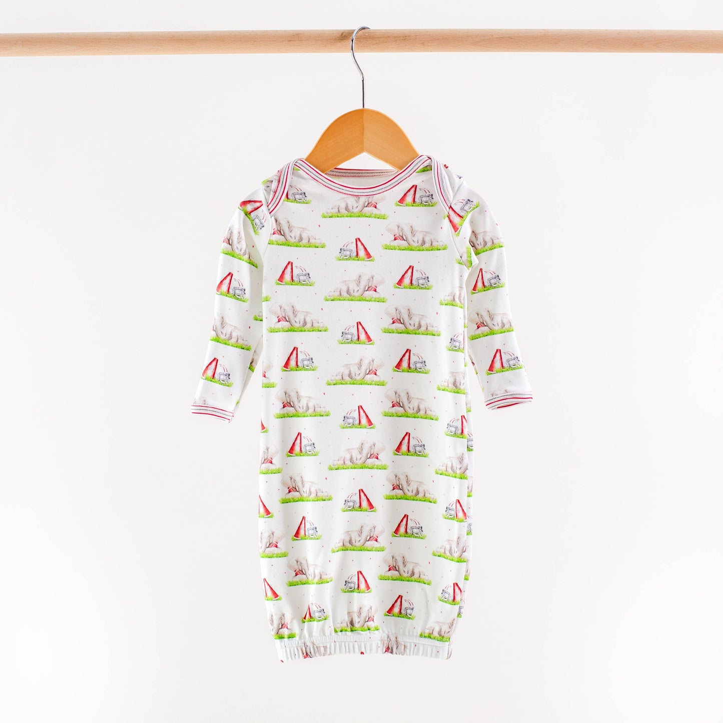 Mascot Mania in Alabama Organic Cotton Kids Pajamas Zip up