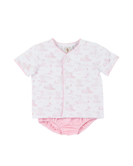 Snips and Snails Pink Little Layette Set