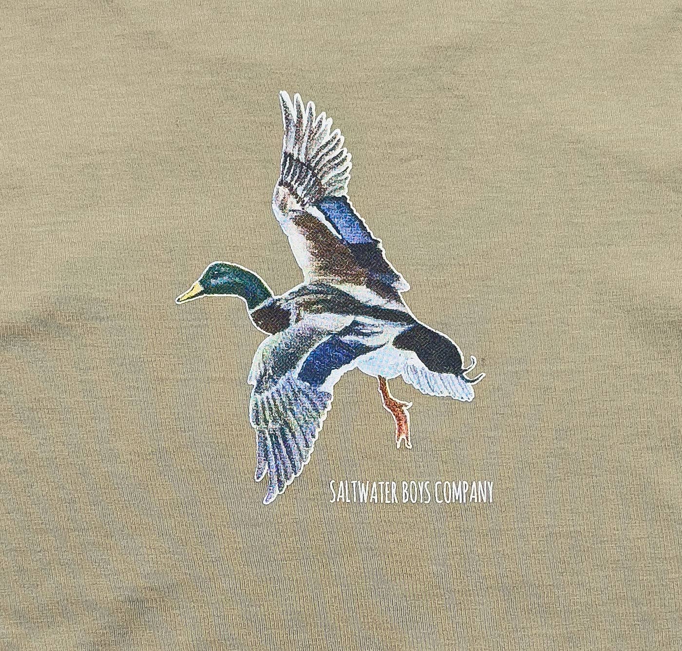 Mallard Graphic Tee LS Taupe