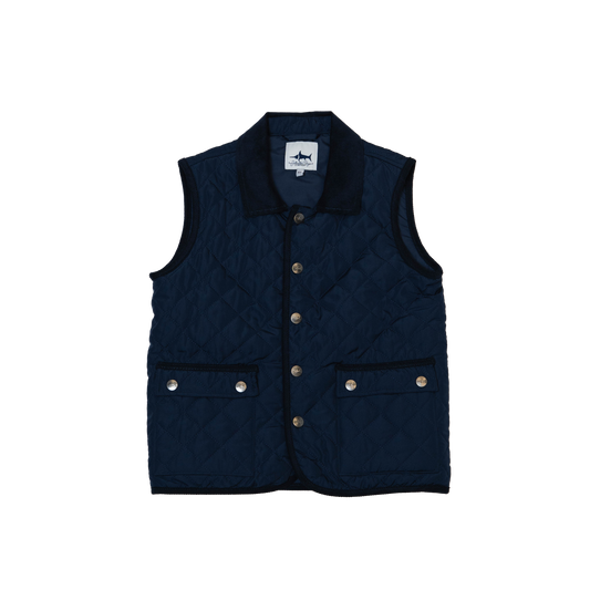 Derby Vest - Navy