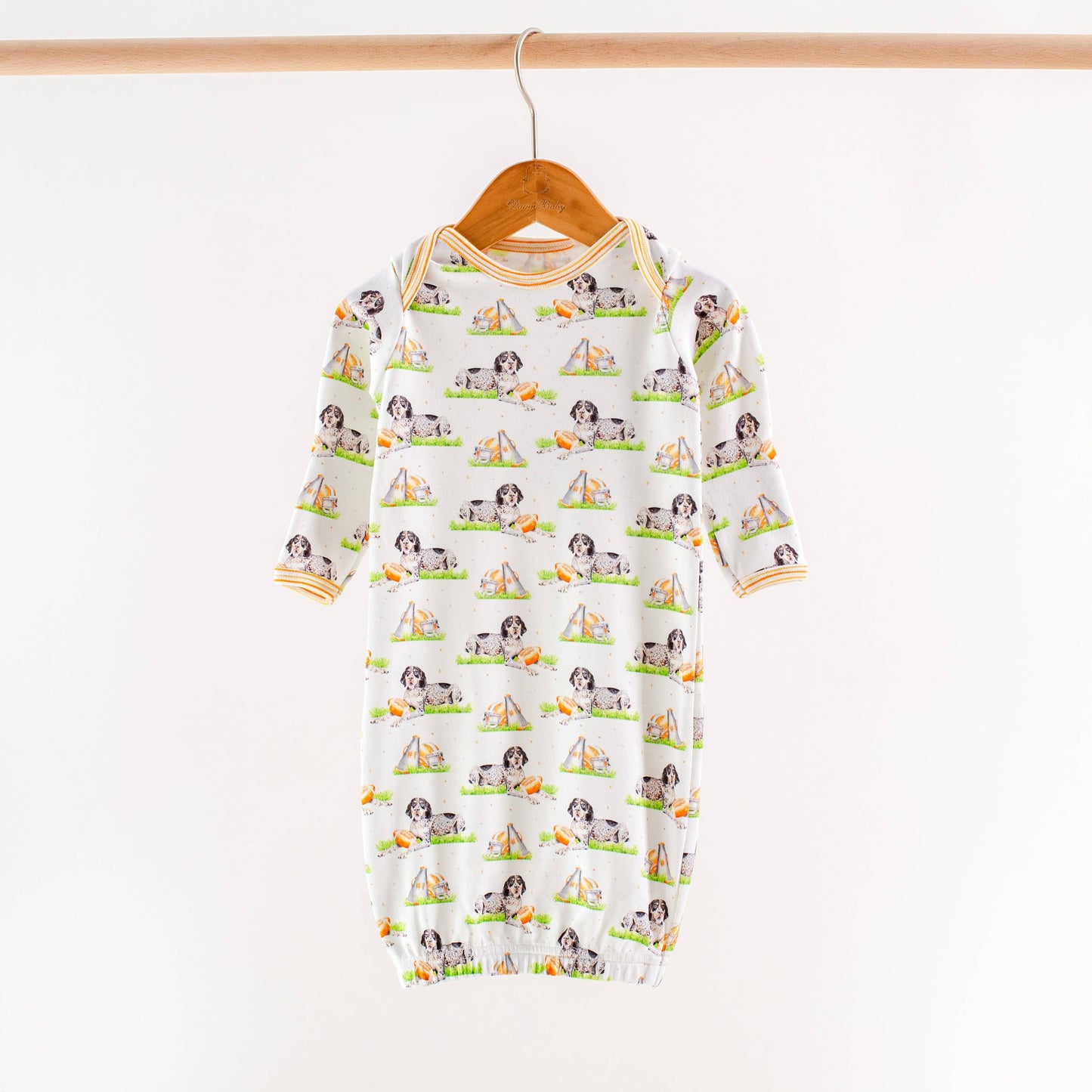 Mascot Mania in Tennessee Organic Cotton Kids Pajamas Zip Up